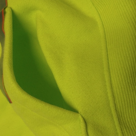 NEW! 2pc Set - Boys Fleece Hooded Sweatshirt Hoodie & Joggers, Bright Lime - Picture 6 of 16